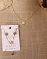 Conjunto colgante pulsera y pendientes