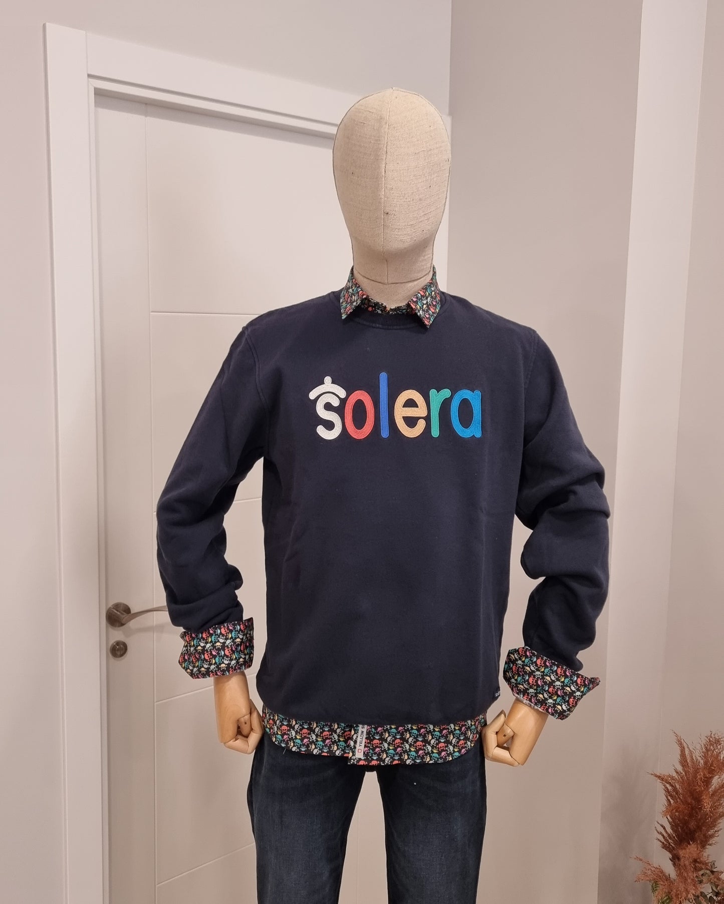 Sudadera solera marino