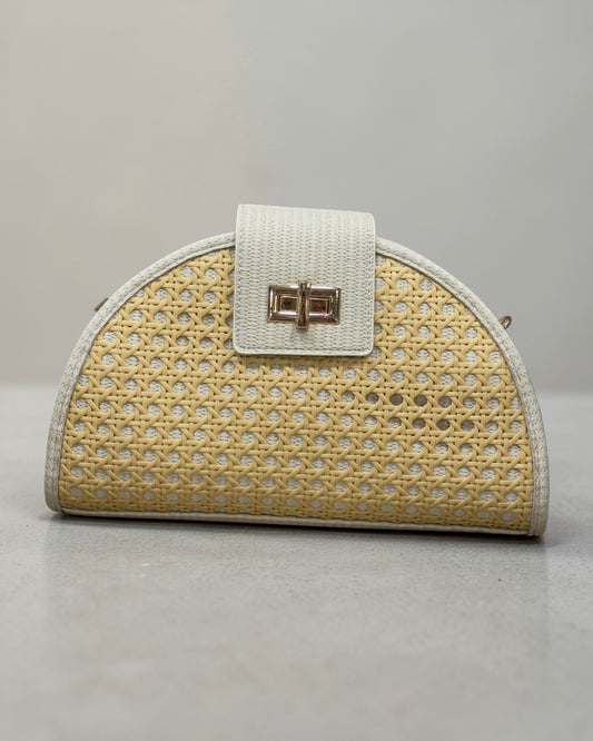 Bolso Clutch beige