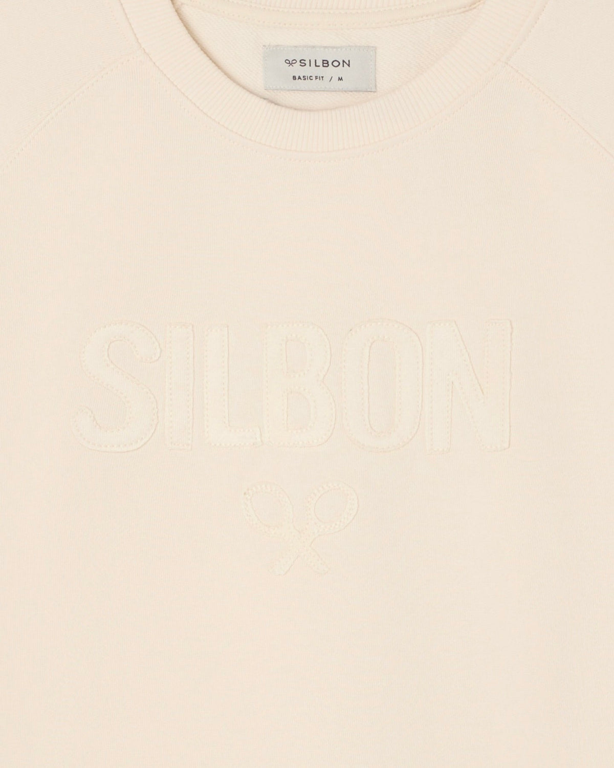 Sudadera Silbon Ranglan crema