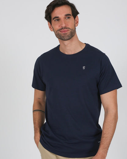 Camiseta Solera minilogo marino