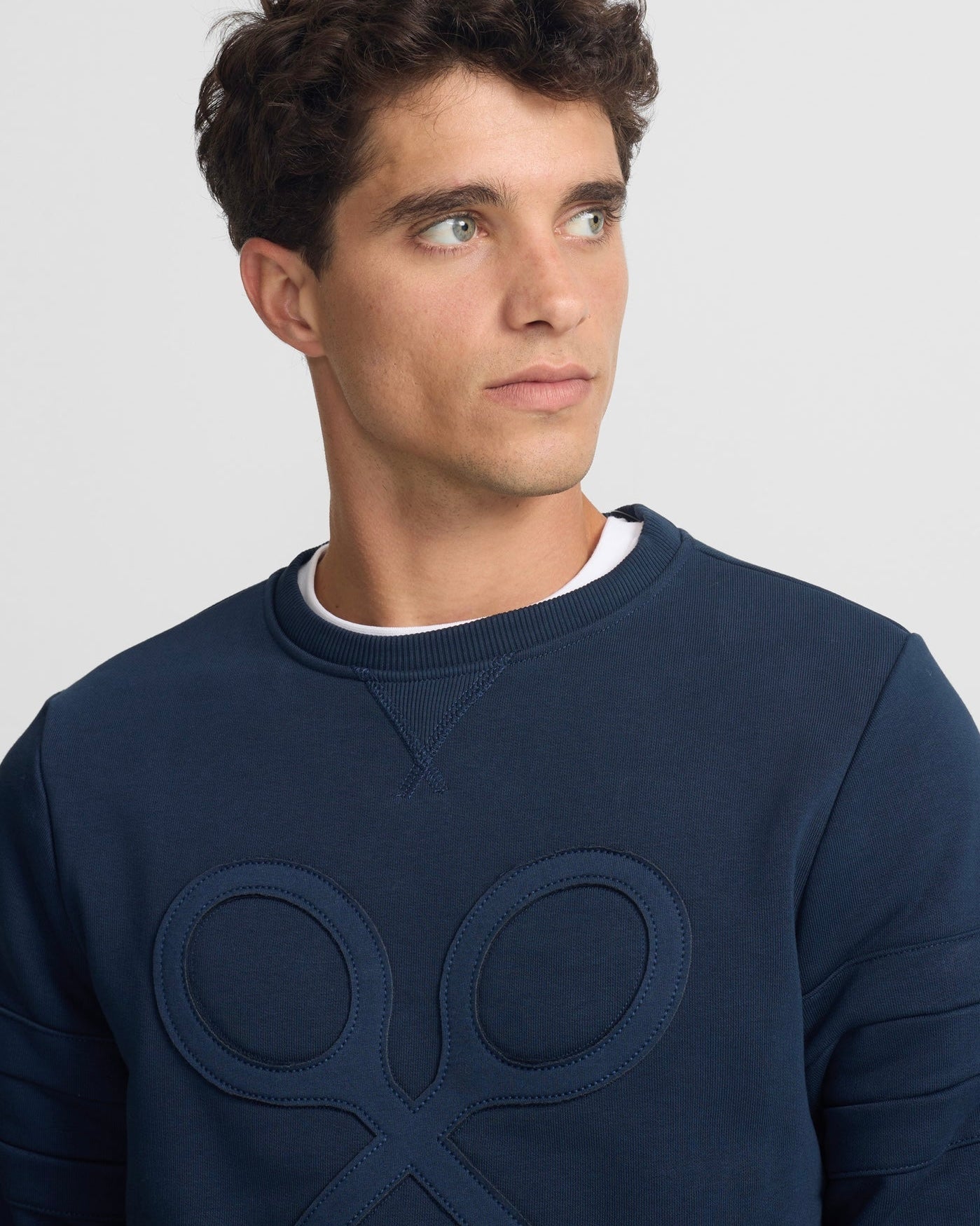 Sudadera Silbon raqueta relieve