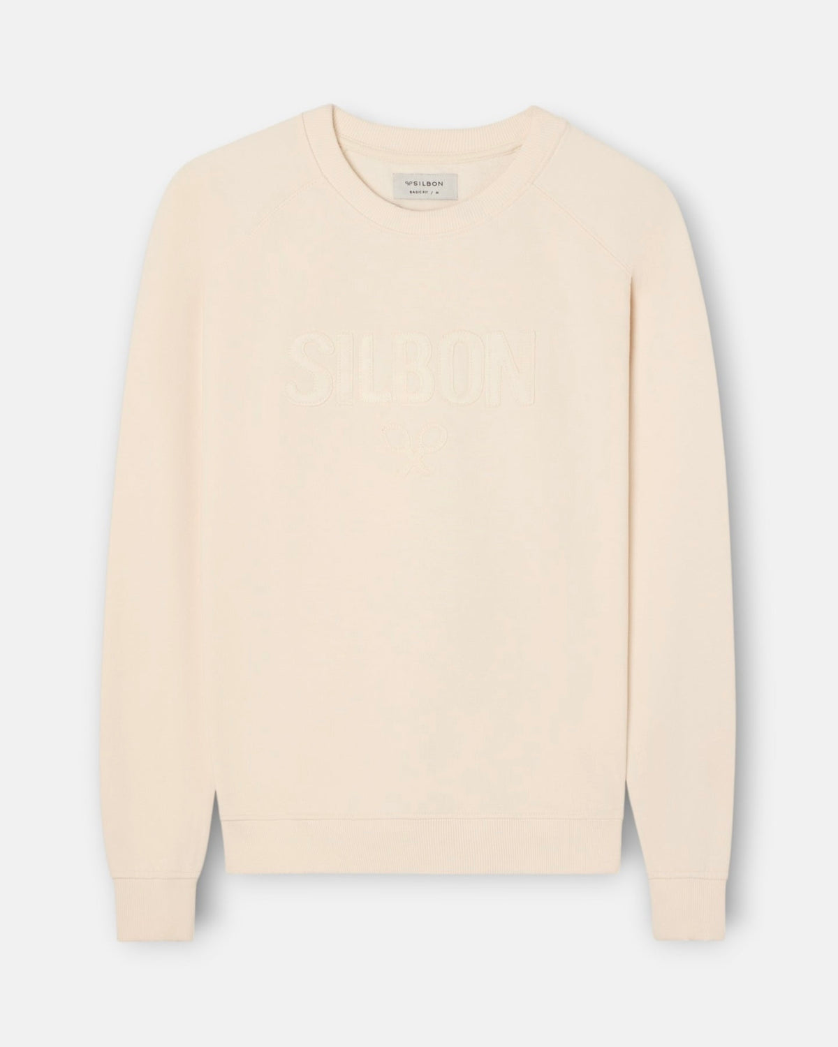 Sudadera Silbon Ranglan crema