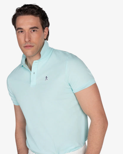 Polo Harper Retro turquesa
