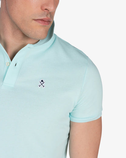 Polo Harper Retro turquesa