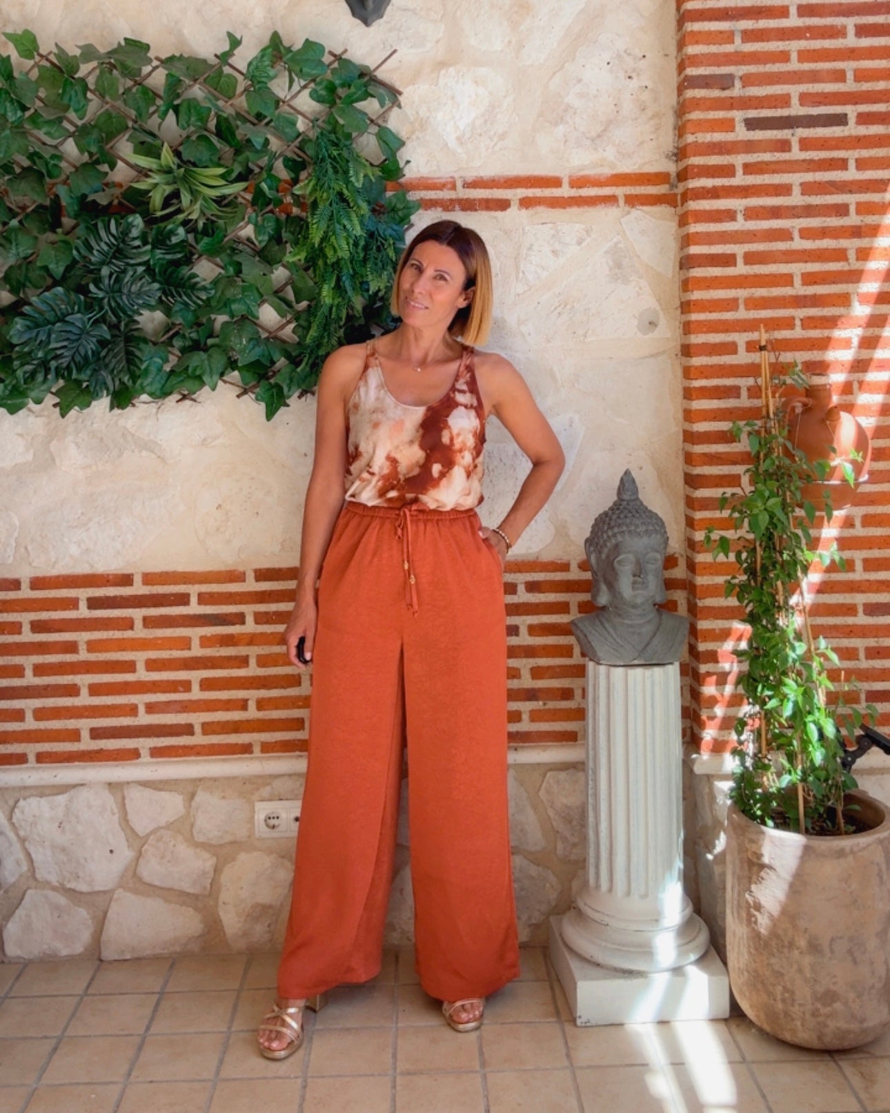 Pantalon marmolado caldera