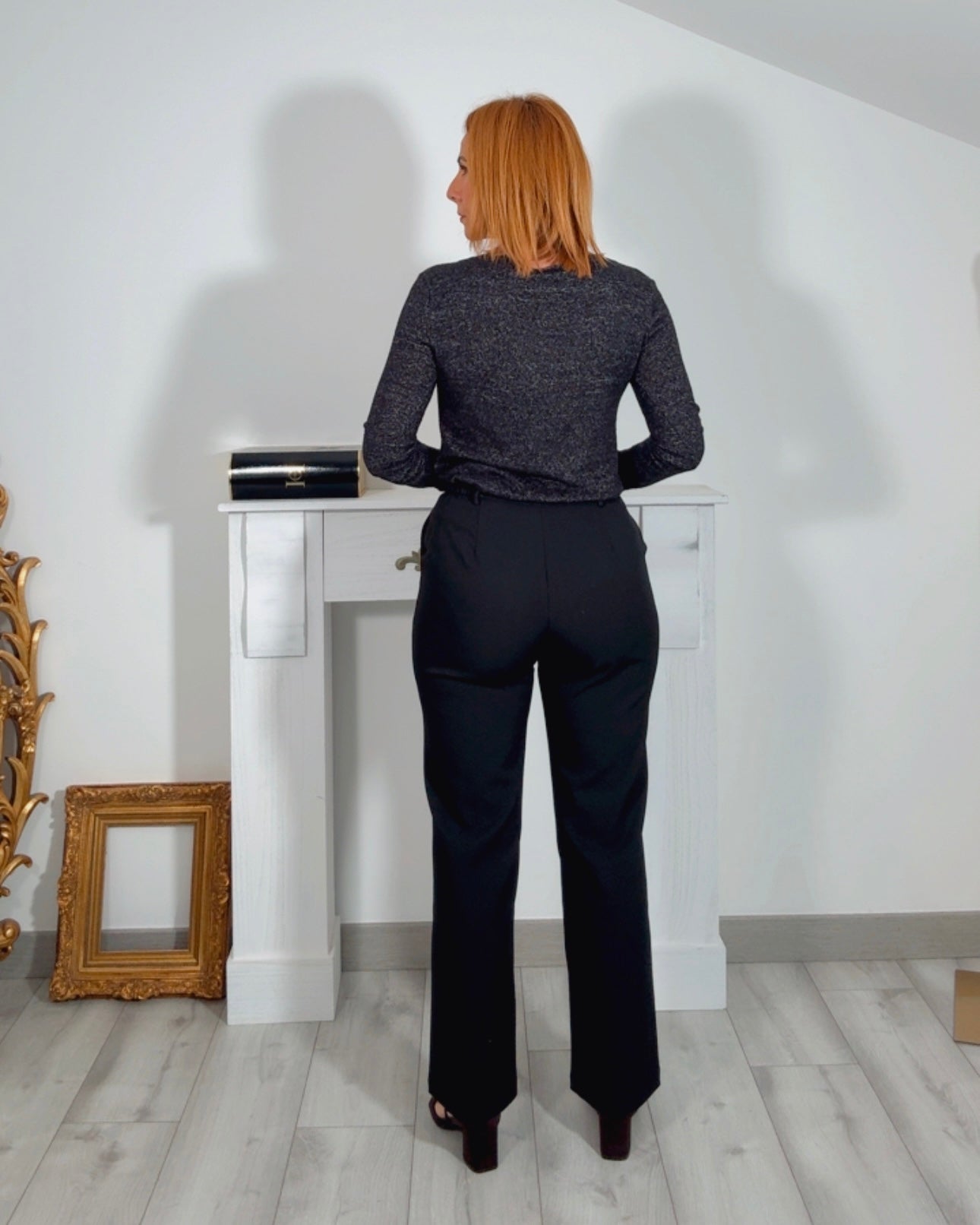 Pantalon pinzas costura