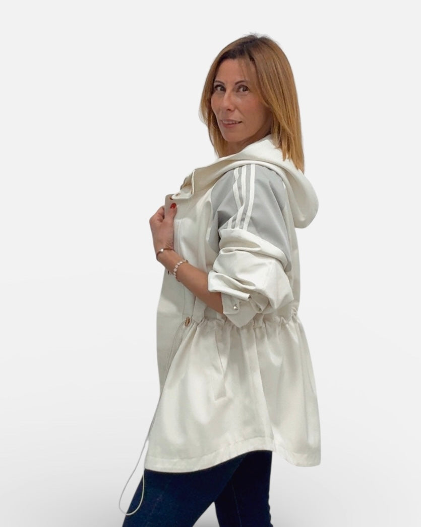 Gabardina casual retro