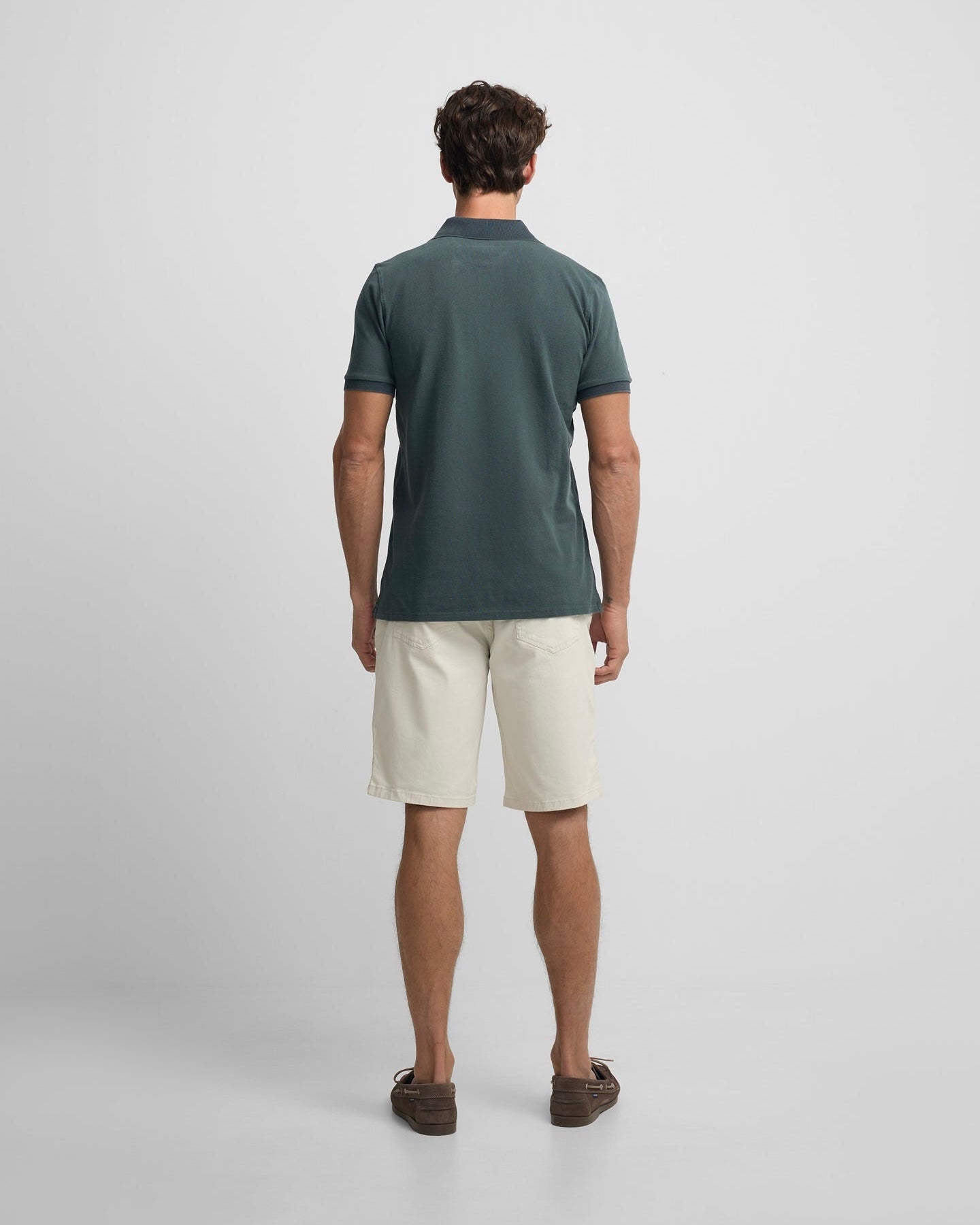 Polo Silbon garment verde oscuro