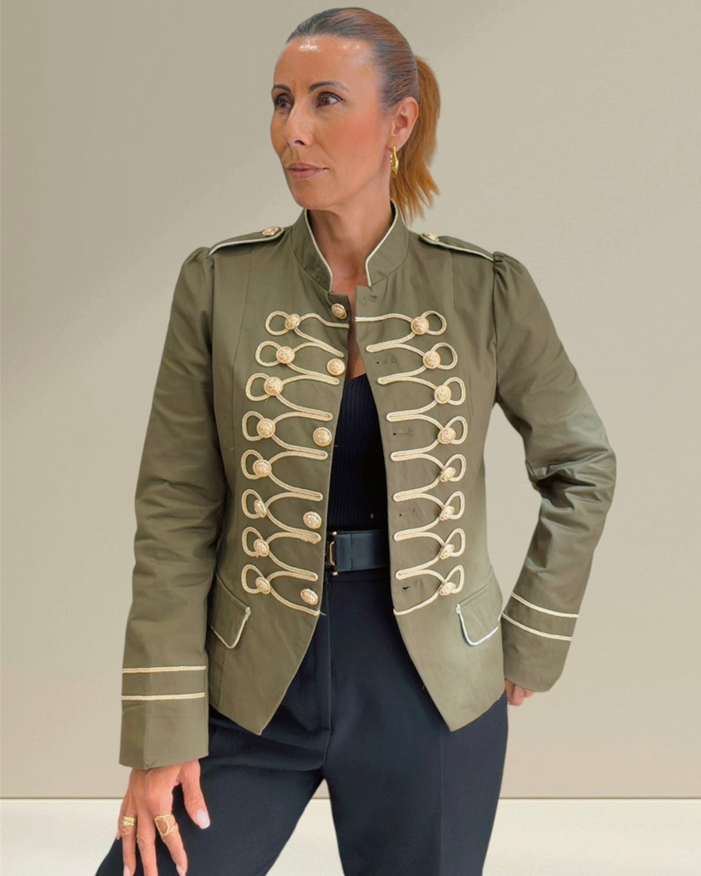 Chaqueta militar gold