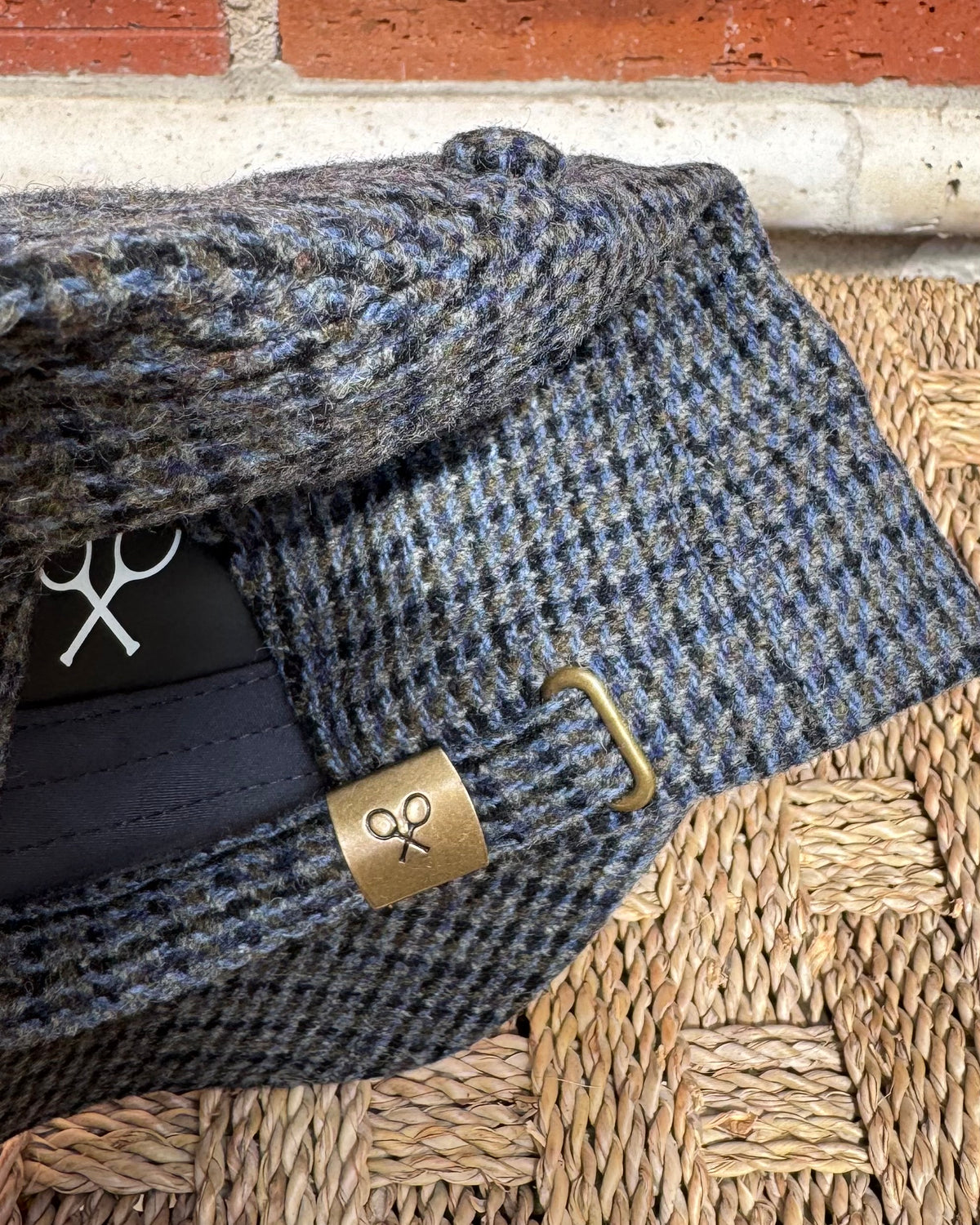 Gorra Silbon tweed azul marino