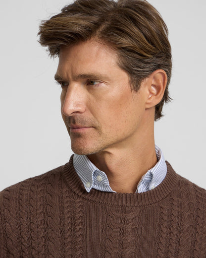 Jersey Silbon ochos marron