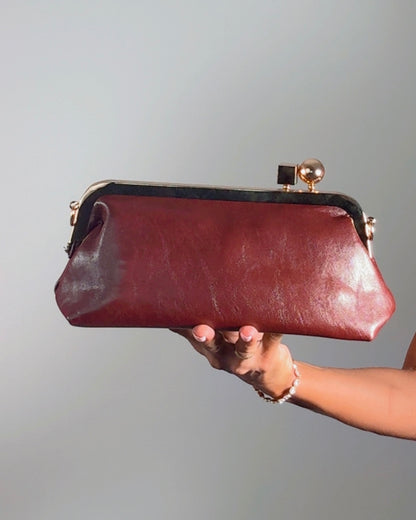 Bolso Silvia burdeos