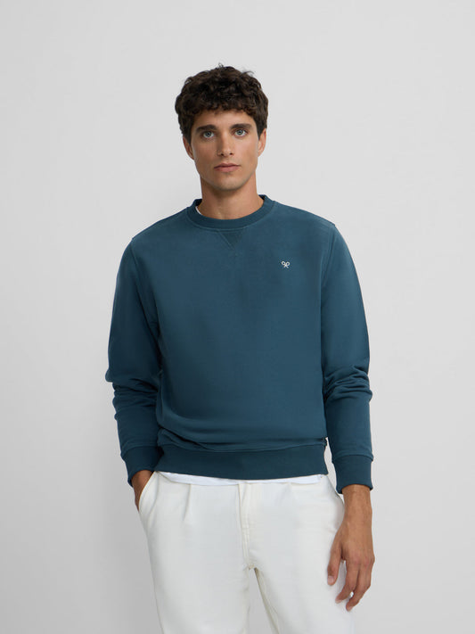 Sudadera Silbon petroleo minilogo