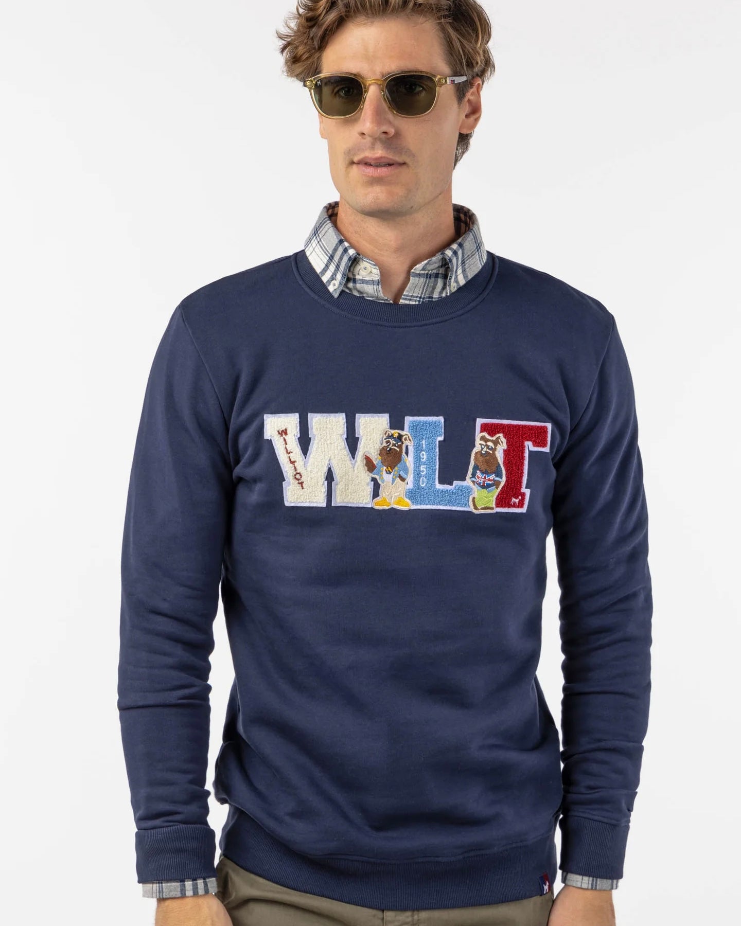 Sudadera Williot parche marino