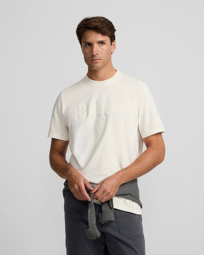 Camiseta Silbon Patch crema