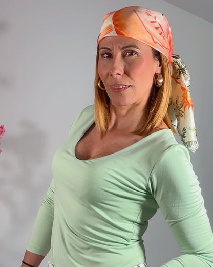 Camiseta verde menta