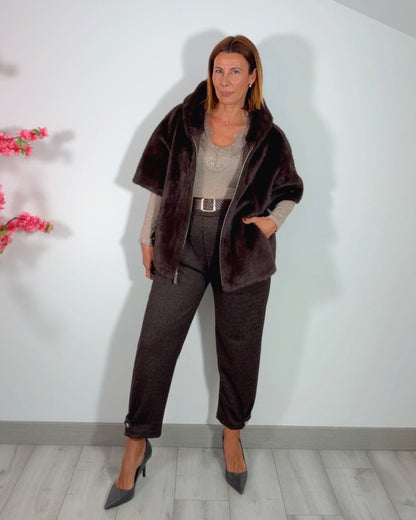 Pantalon Paris marron
