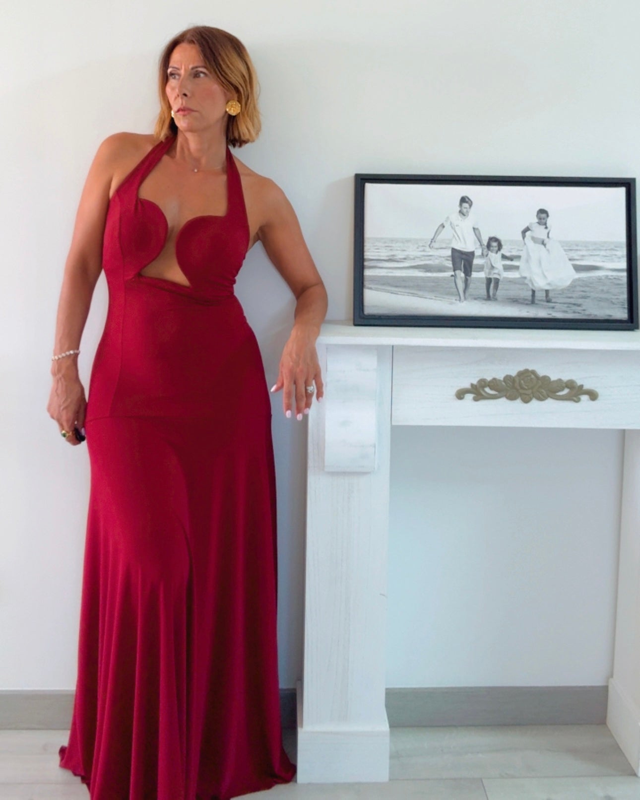Vestido crep Melissa
