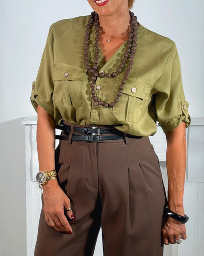 Pantalon con pinzas Silvia
