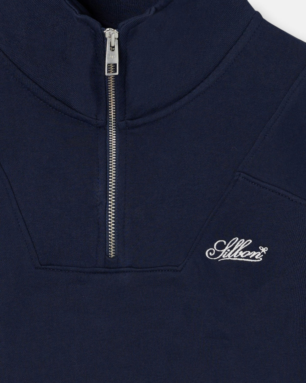 Sudadera Silbon media cremallera ranglan