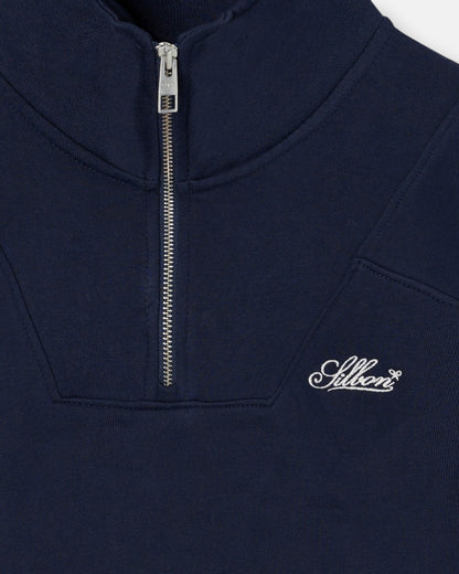 Sudadera Silbon media cremallera ranglan
