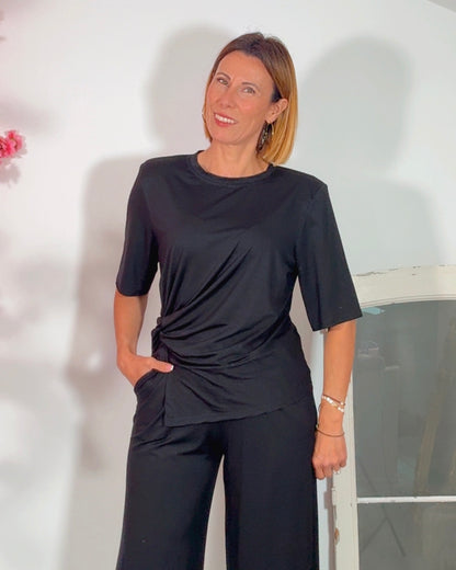 Conjunto Tencel negro