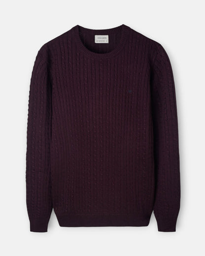 Jersey Silbon ochos Burdeos