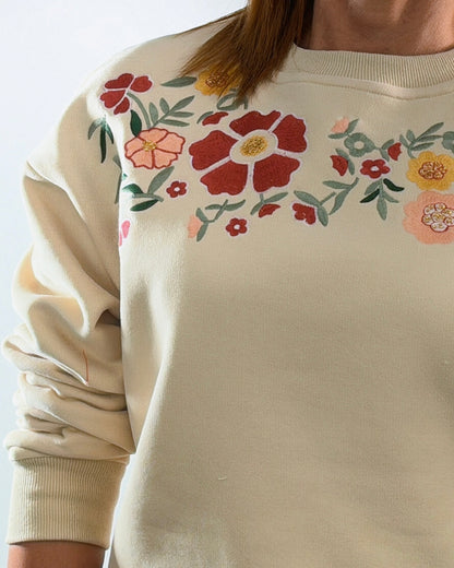 Sudadera flores