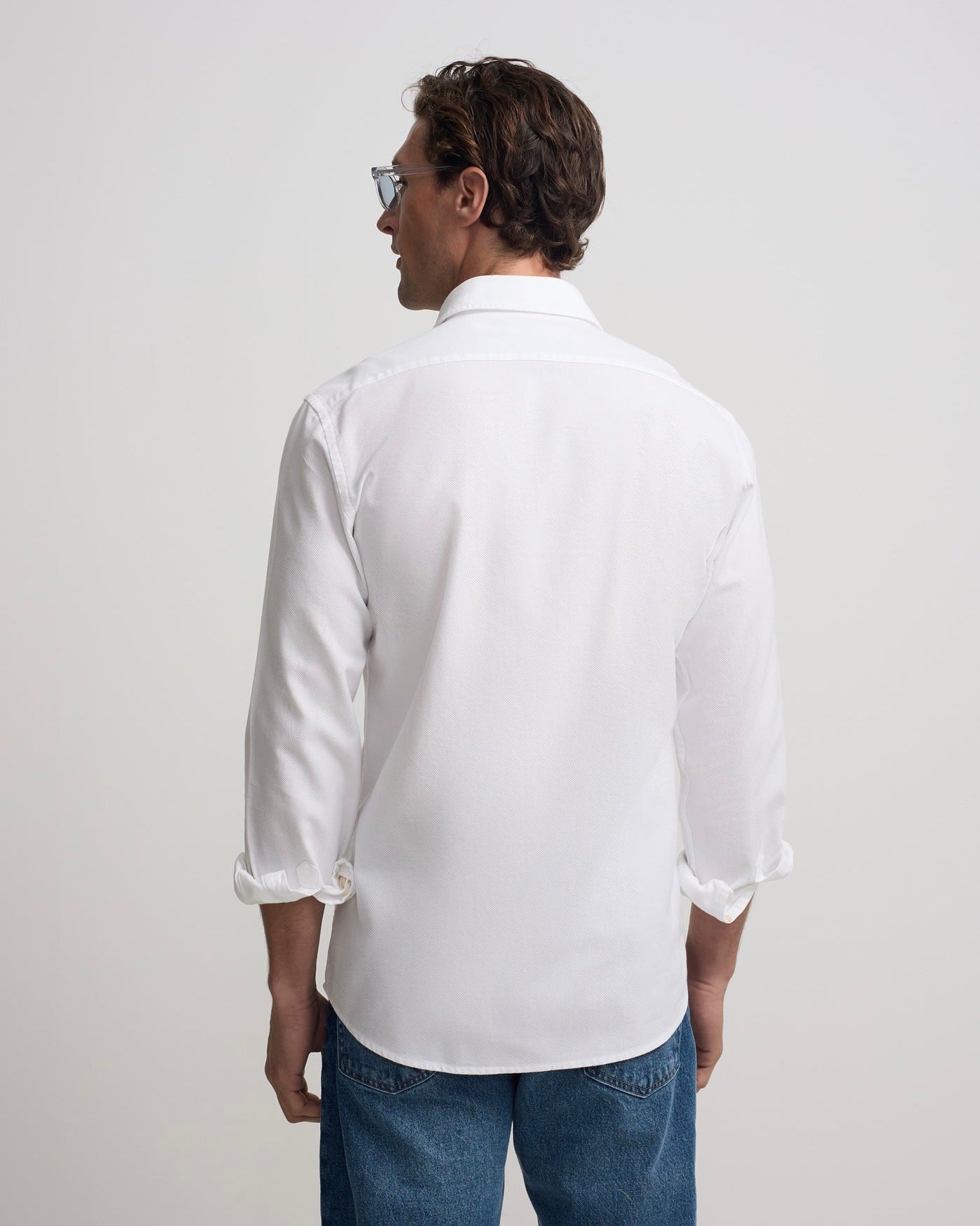 Camisa Silbon estructura blanca