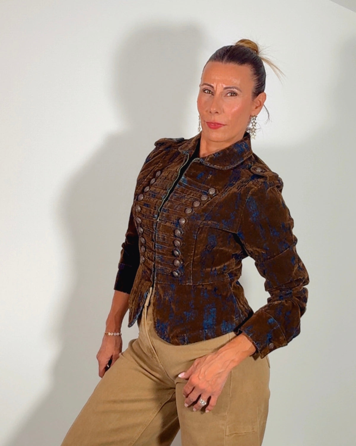 Chaqueta boho rock