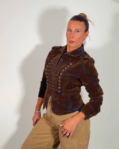 Chaqueta boho rock