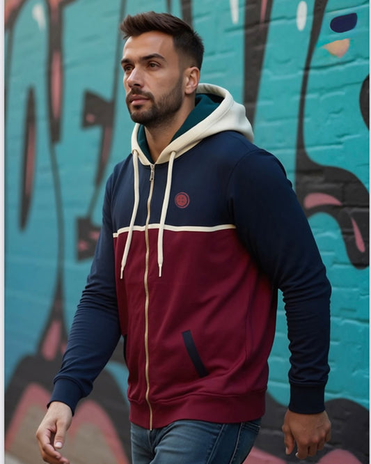 Sudadera con cremallera Urban Button