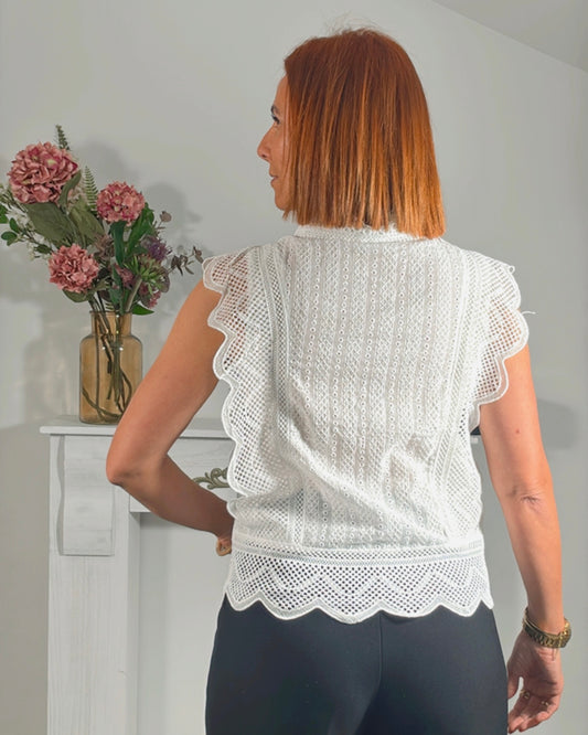 Camisa troquelada Gala