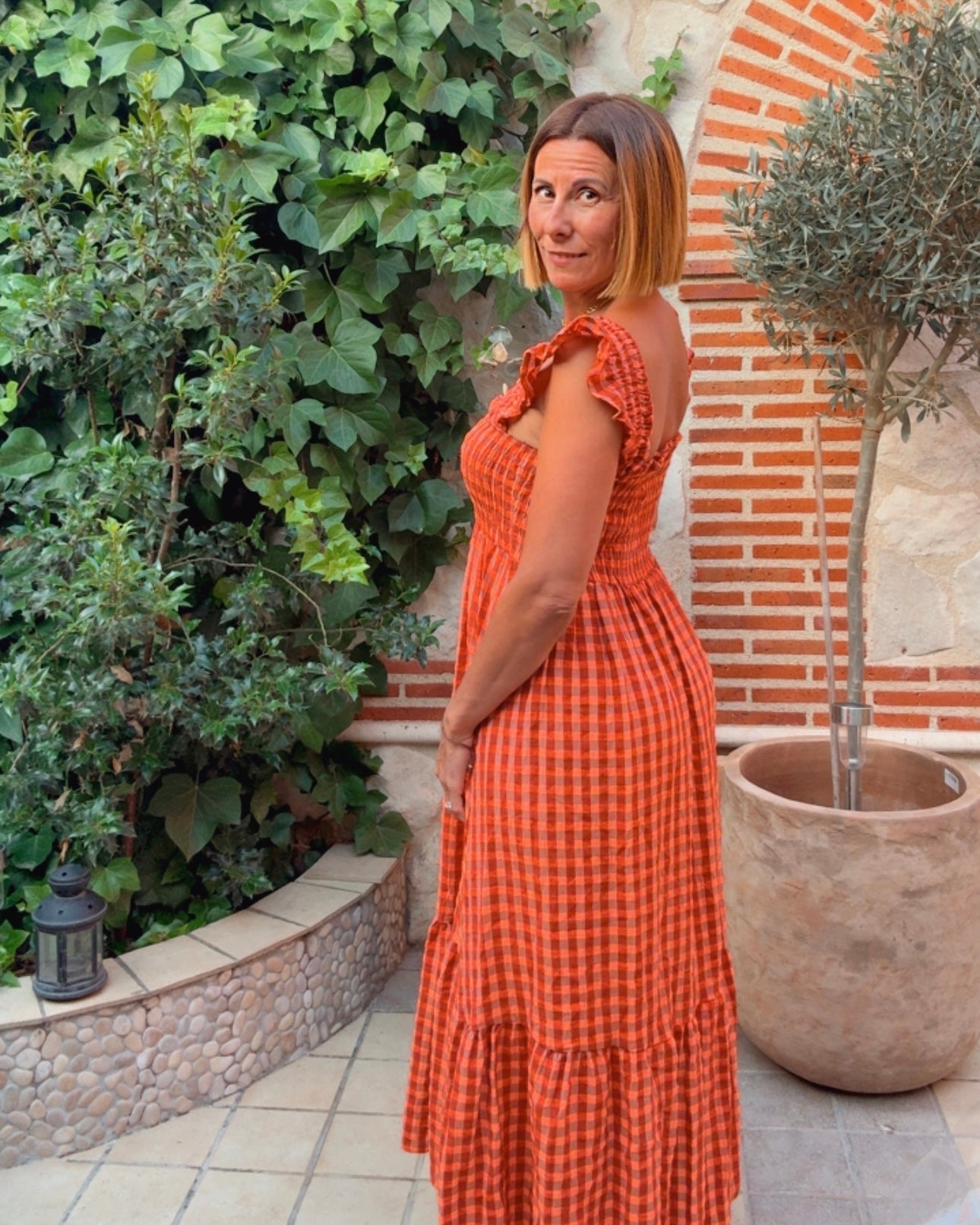 Vestido Vichy Fluor