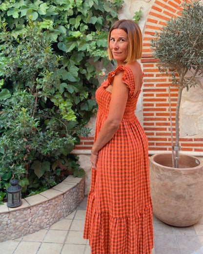 Vestido Vichy Fluor