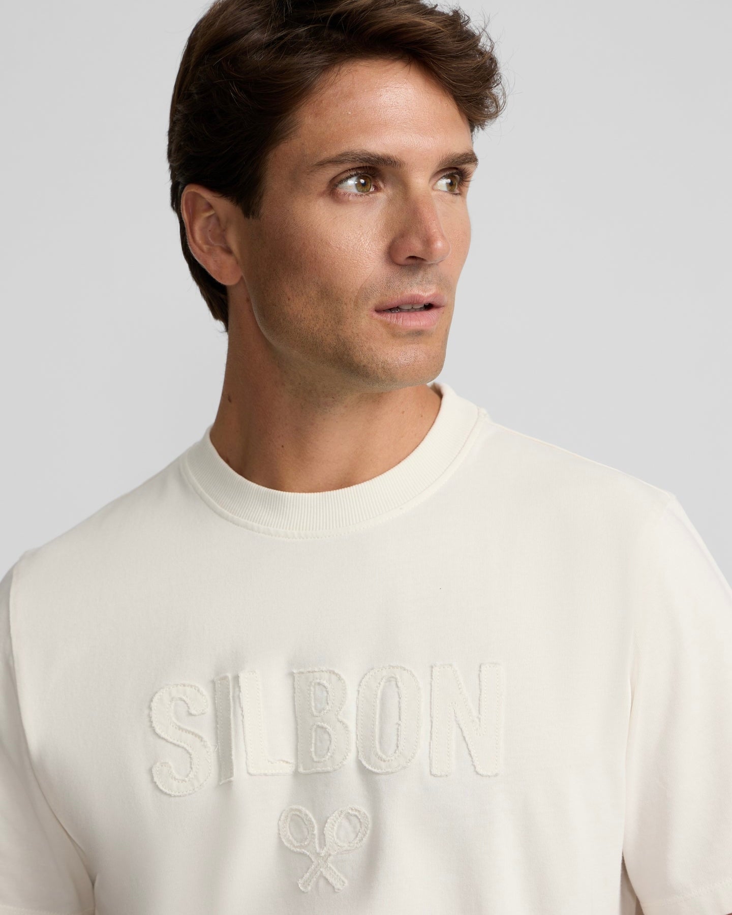 Camiseta Silbon Patch crema