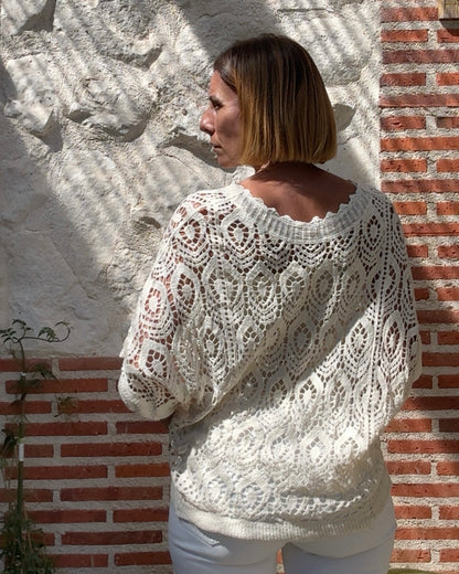 Blusa crochet Maria