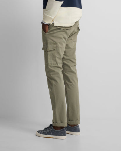 Pantalon cargo verde medio Silbon