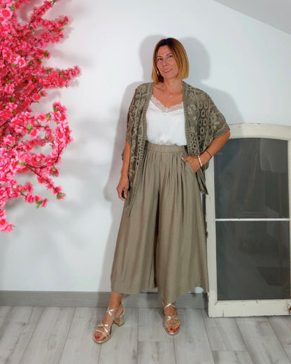 Pantalon style oliva