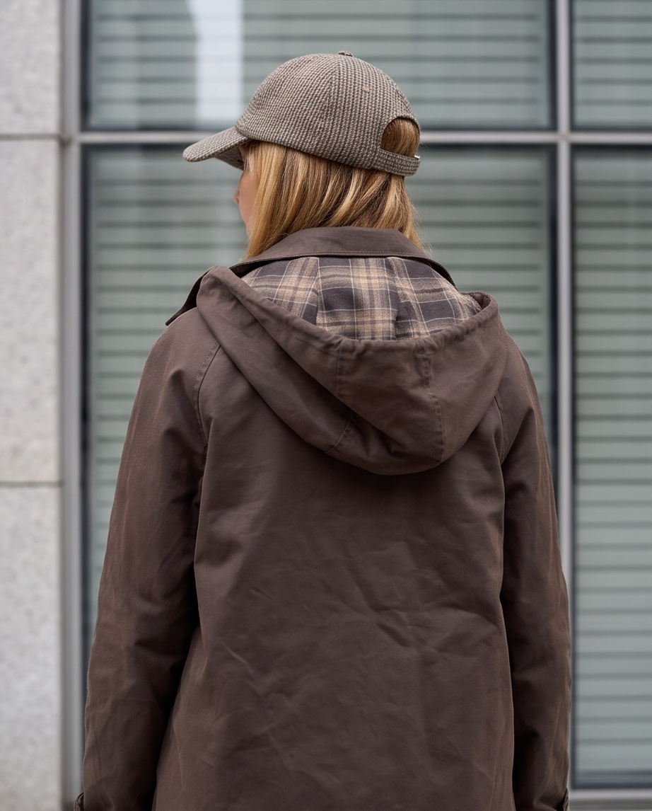 Chaqueta encerada vintage
