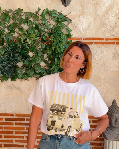 Camiseta coche antiguo