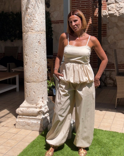 Conjunto Amanda beige