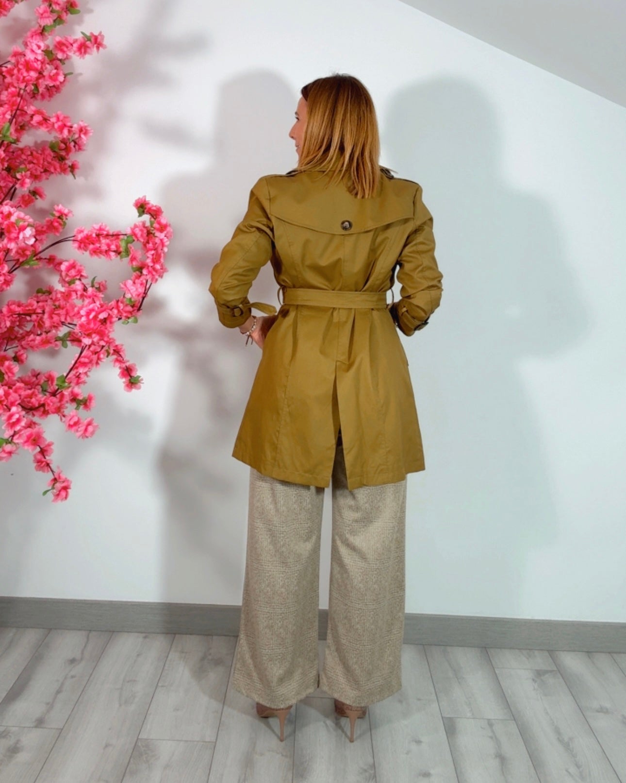 Trench luxenter pistacho