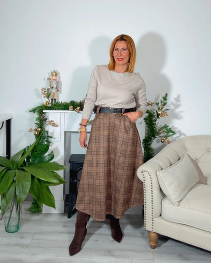 Falda cuadros Teresa