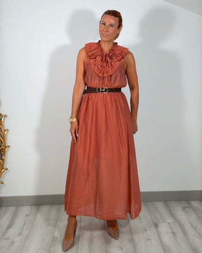 Vestido tencel caldera