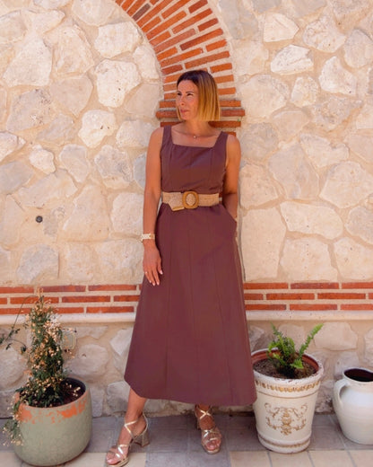 Vestido Amelie chocolate