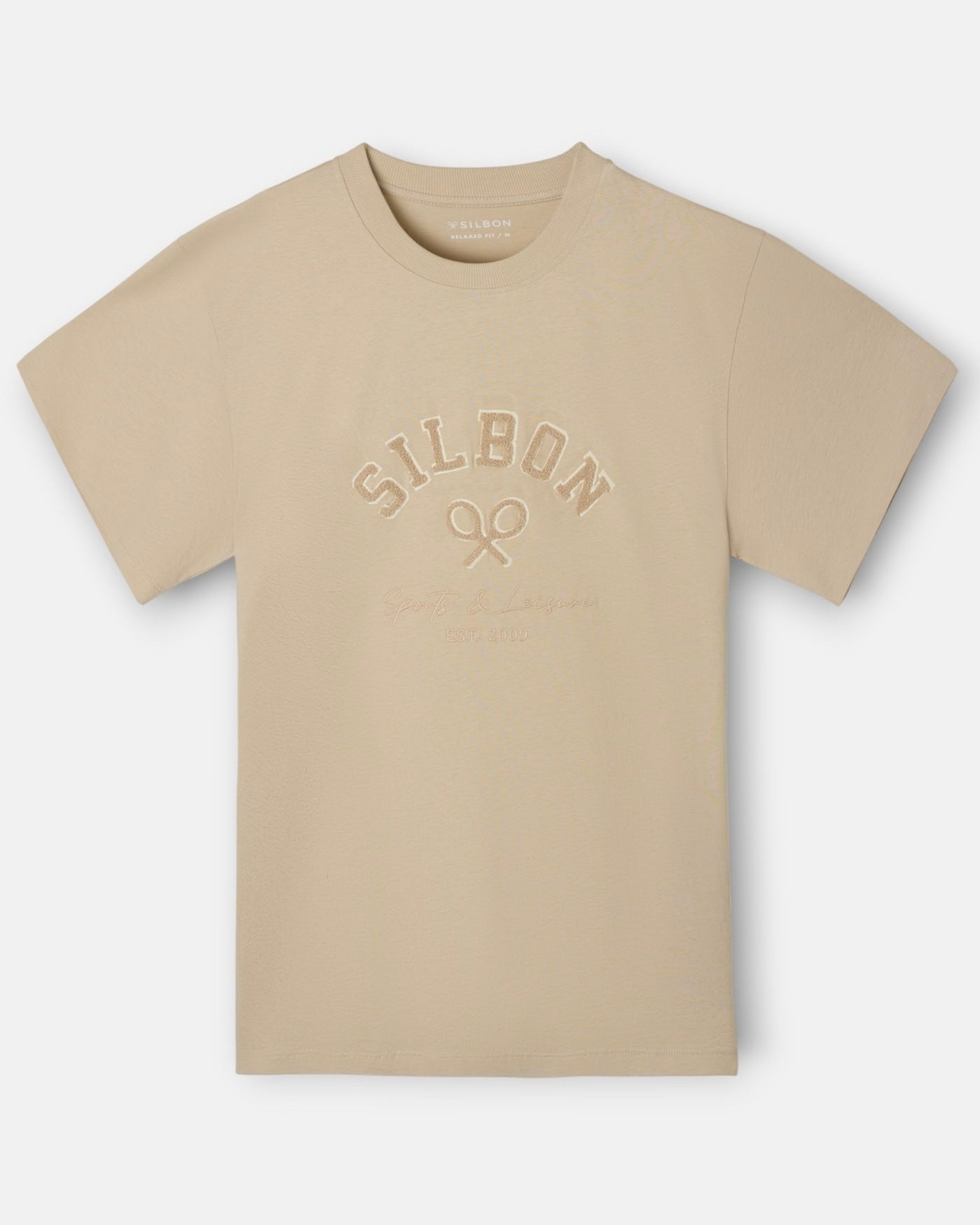 Camiseta Silbon relaxed fit arena