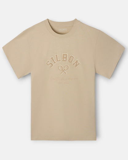 Camiseta Silbon relaxed fit arena