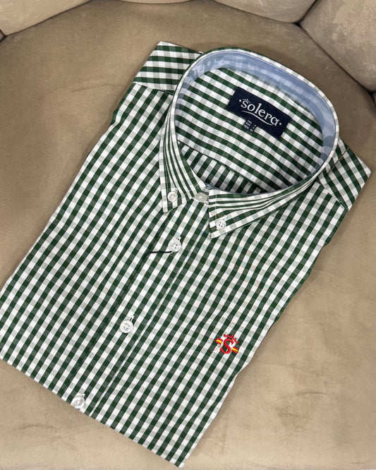 Camisa Solera vichy verde